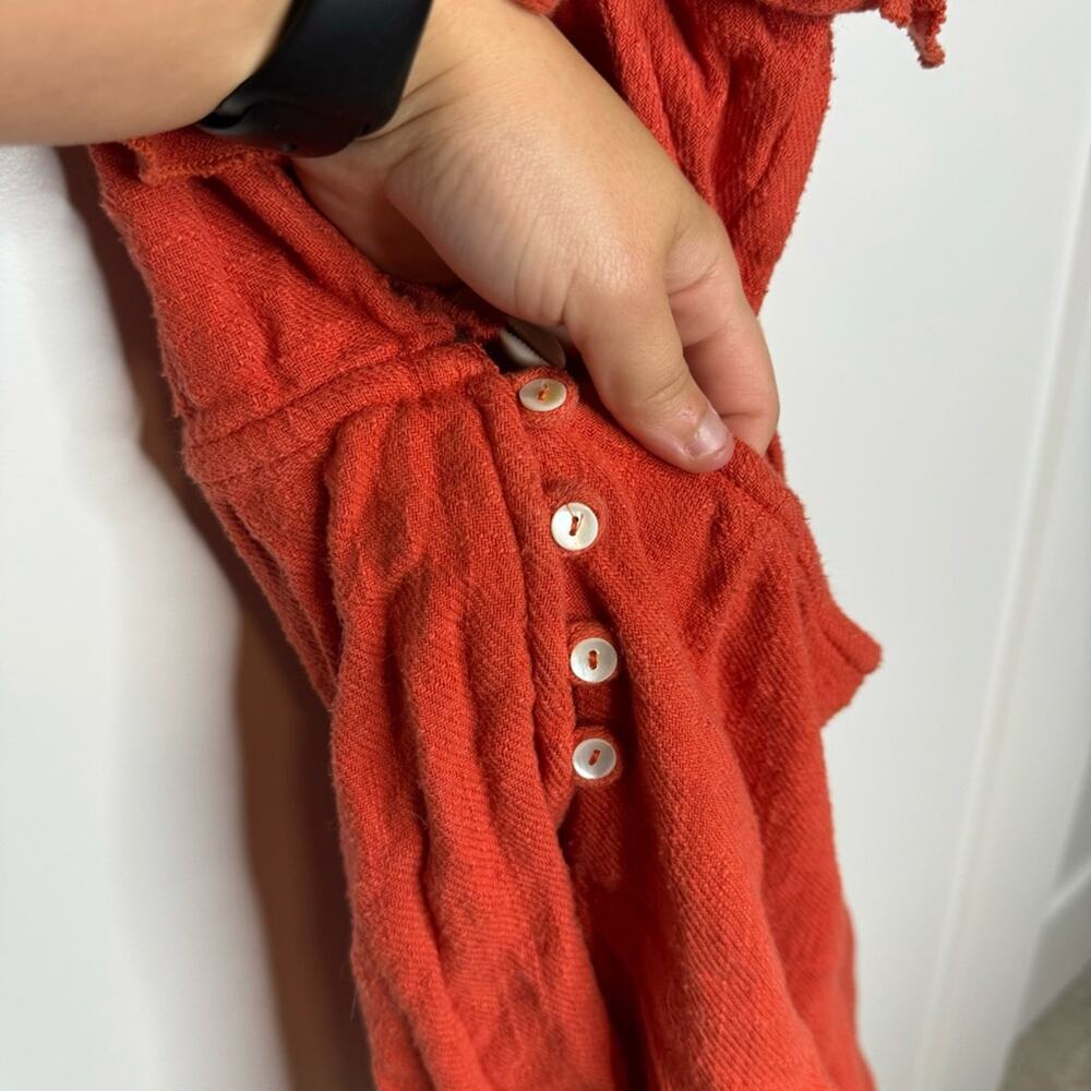 Free People “More than a Mini” Orange Mini Dress - Picture 7 of 8